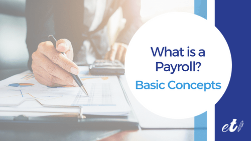 man explaining what is a payroll and doing one
