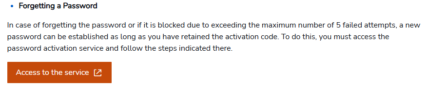 change the permanent Cl@ve