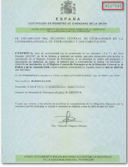 eu registration certificate