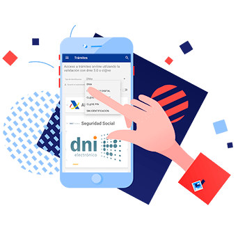 acceso con DNIe en la App Entre Trámites