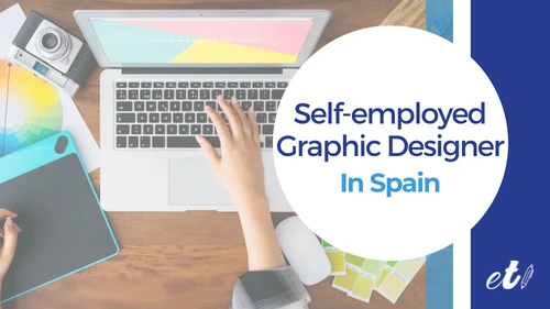 woman working as a self-employed graphic designer