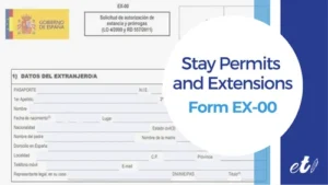 Form EX00 for stay permits and extensions