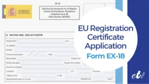 example of Form EX18 EU Registration Certificate