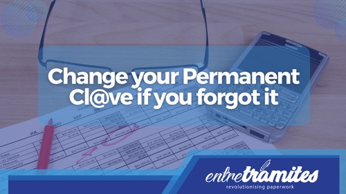 change the Permanent Cl@ve