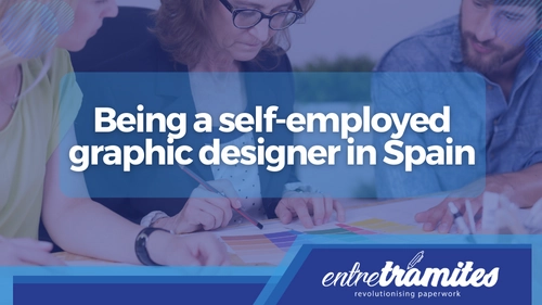 self-employed graphic designer