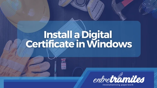 Install a Digital Certificate in Windows