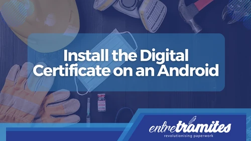 how to install a Digital Certificate in Android