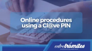 Online procedures with a Cl@ve PIN