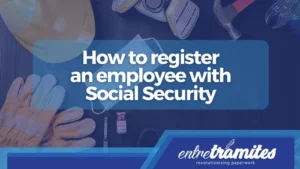 employers that register an employee in social security