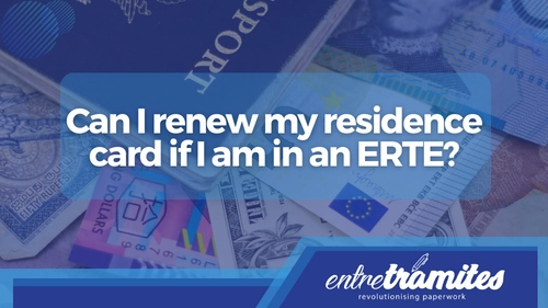 renew my residence card in an ERTE