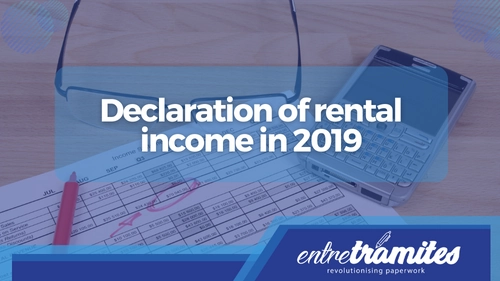 declaration of rental income in 2019