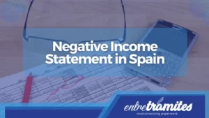 In this section you will know why a negative income statement arises in Spain and its repercussions.