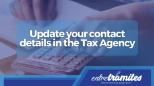 Update the Contact Data in the Tax Agency
