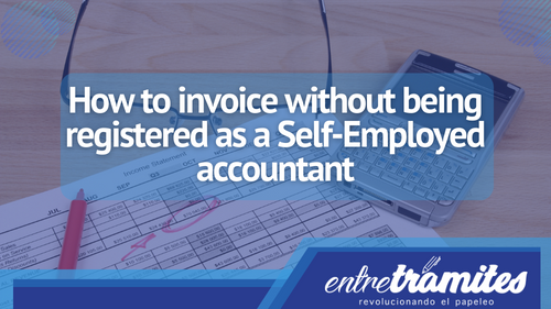 Learn how to invoice without being registered as Self Employed