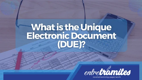 What is the Unique Electronic Document (DUE)