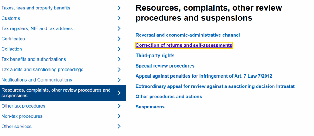 amendment tax return 