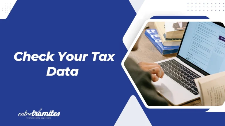 check the tax data