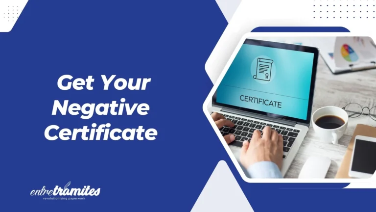 negative certificate