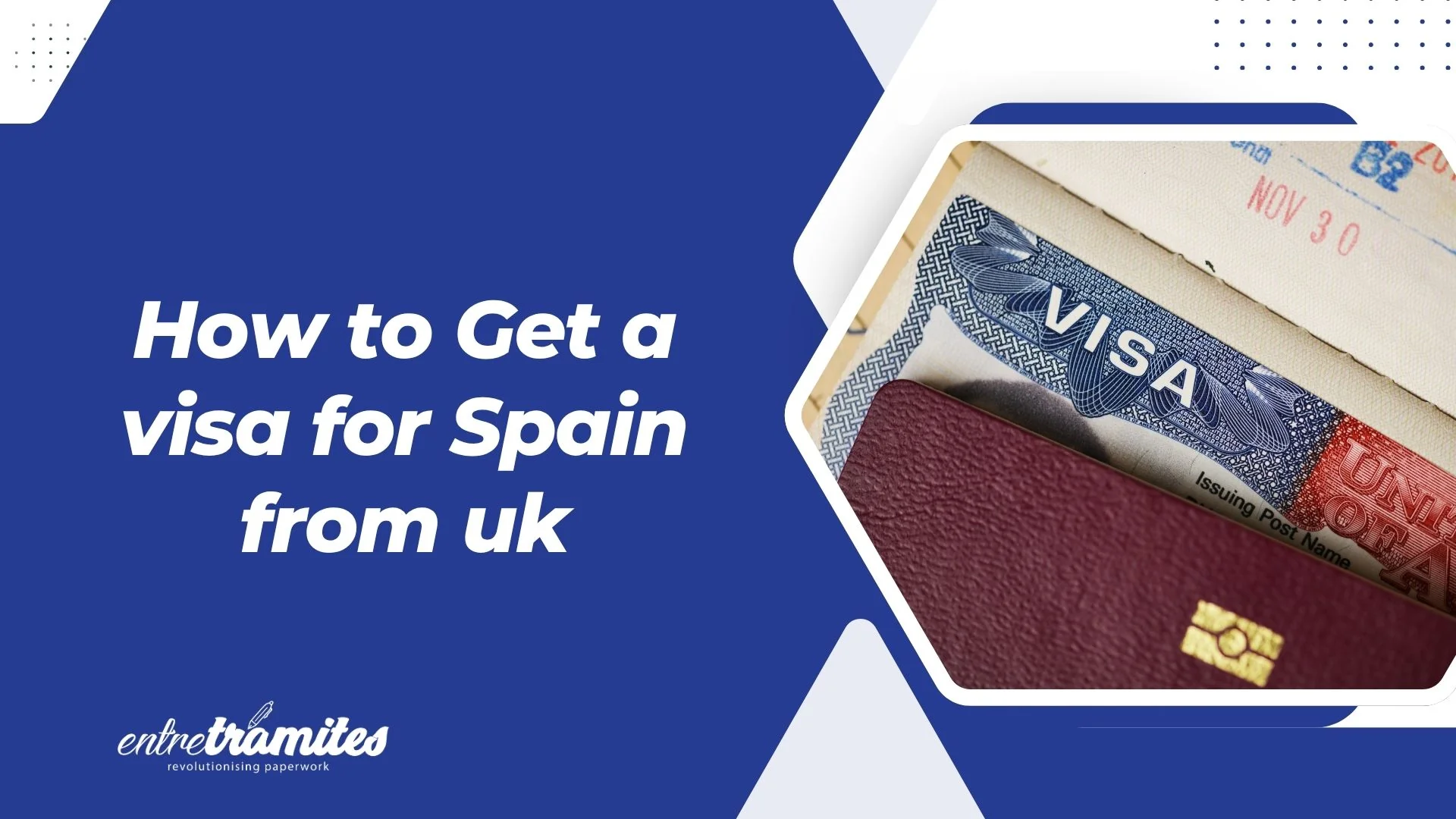 visa for spain from uk