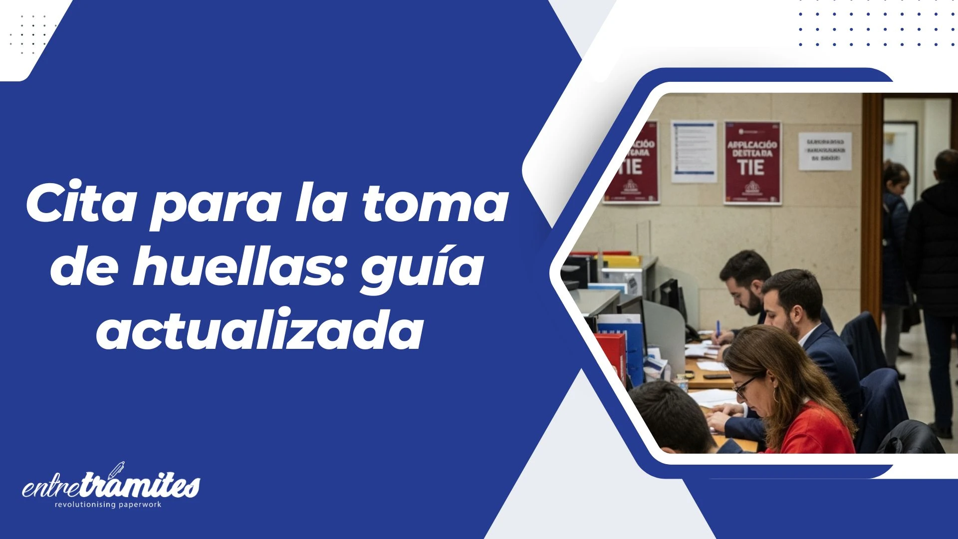 Cita para la toma de huellas