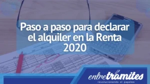 Declarar el alquiler en la renta