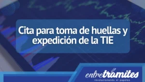 Cita para toma de huellas y expedición de la TIE