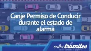 Canje Permiso de Conducir durante el estado de alarma