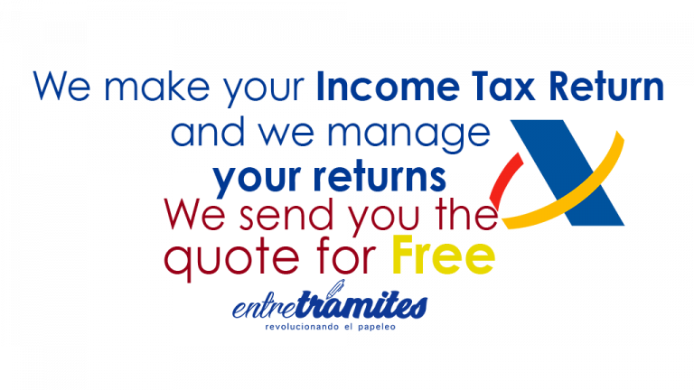 we make you Income Tax Returns and we manage your returns. We send you the quote for free