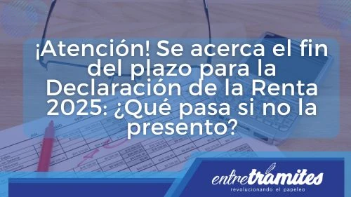 Declaración de renta para 2025