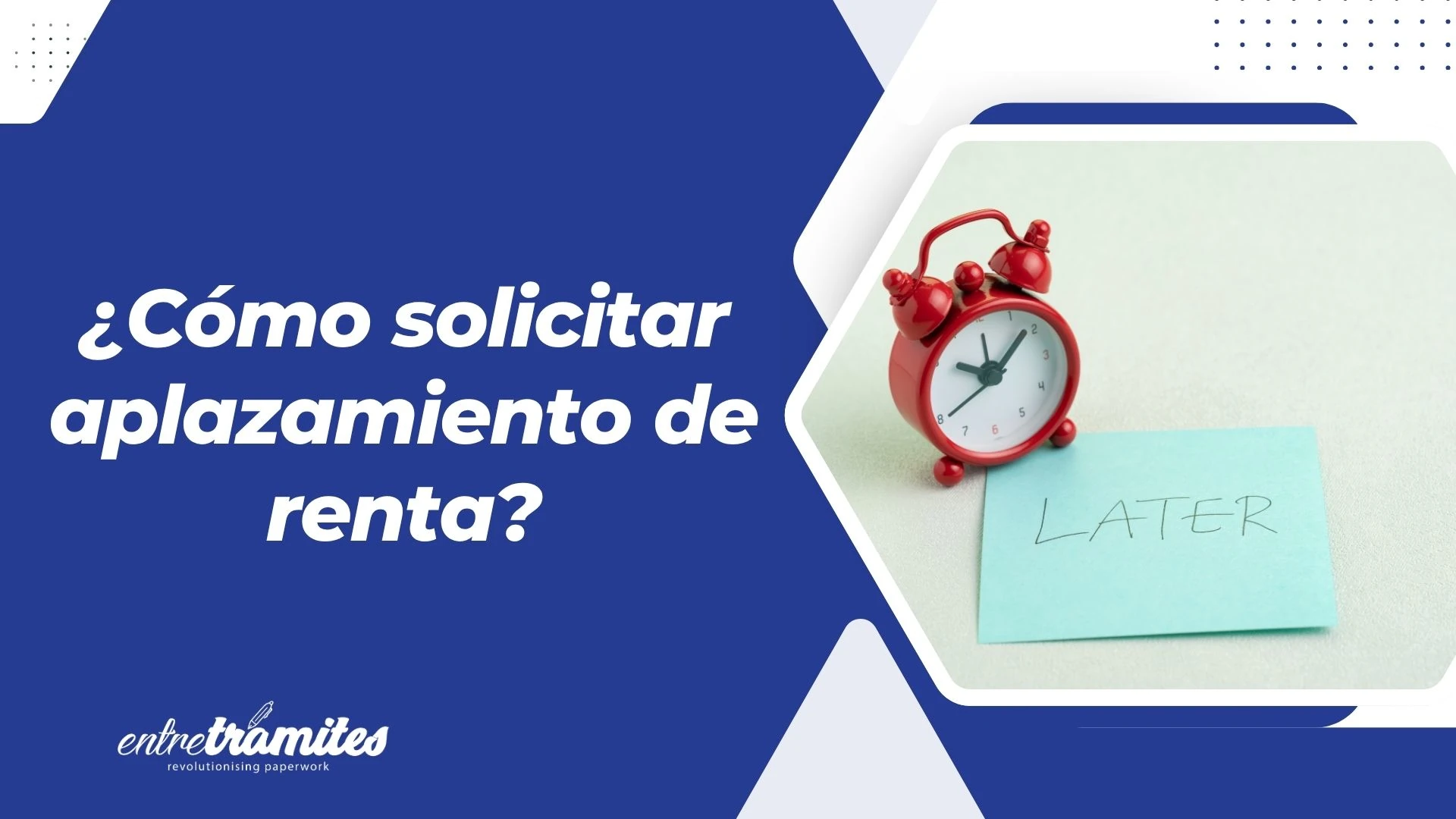 aplazamiento de renta