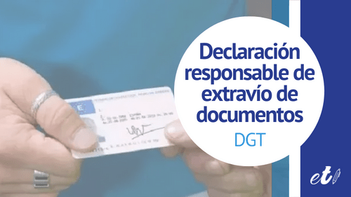 extravío de documentos DGT