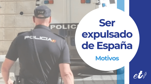 un policía vigilando no atrapar a nadie que deba ser expulsado de España.