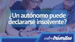 Un autónomo puede declararse insolvente