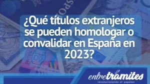 En este articulo sabrás el nombre de los títulos que se pueden homologar ne España siendo extranjero.