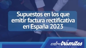 En el año 2023 existen varios supuestos en los que se requiere la emisión de una factura rectificativa en España.