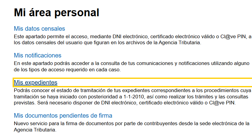 devolución de hacienda