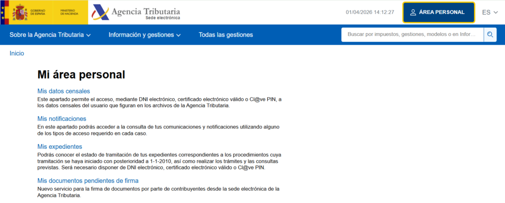 devolución de hacienda