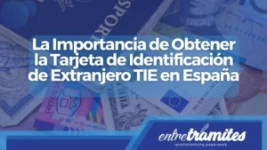 En este apartado conocerás la Importancia de Obtener la Tarjeta de Identificación de Extranjero TIE en España.