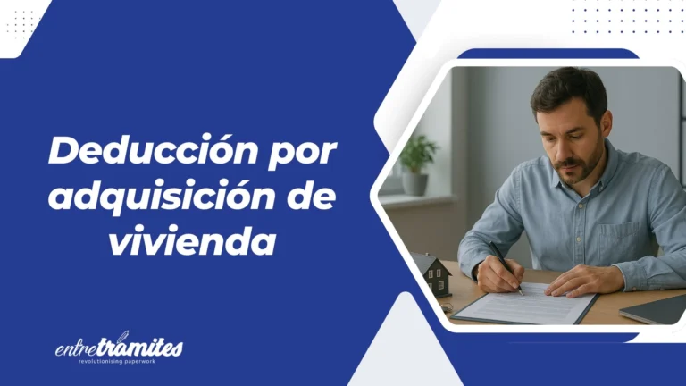 Deducción por adquisición de vivienda