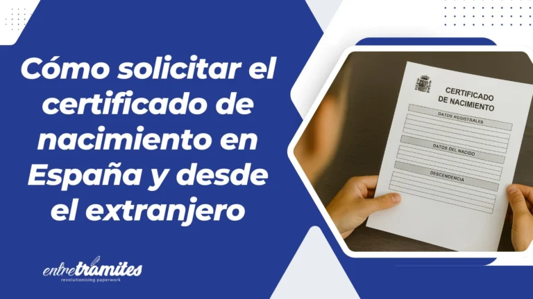 obtener el certificado de nacimiento