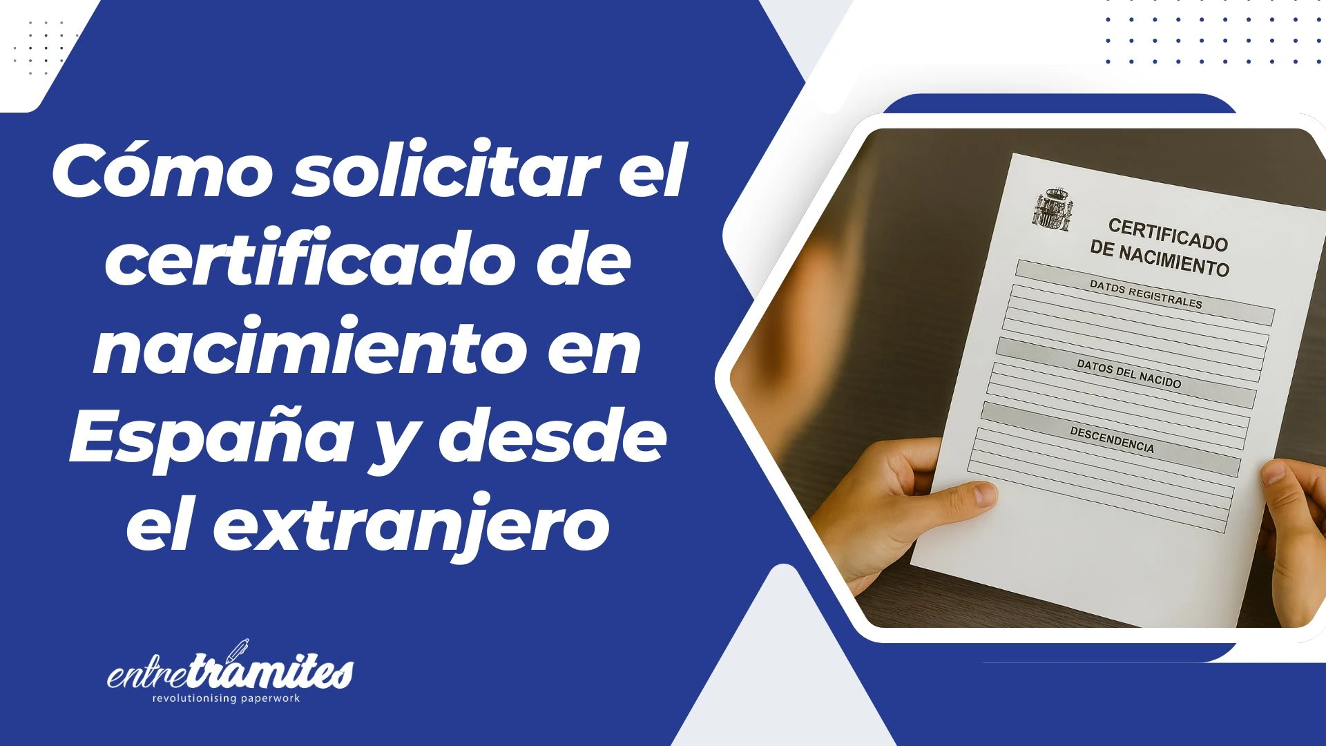 obtener el certificado de nacimiento