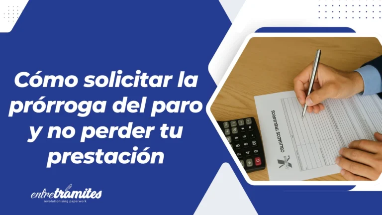 prórroga del paro