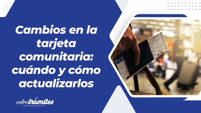 solicitud de tarjeta comunitaria