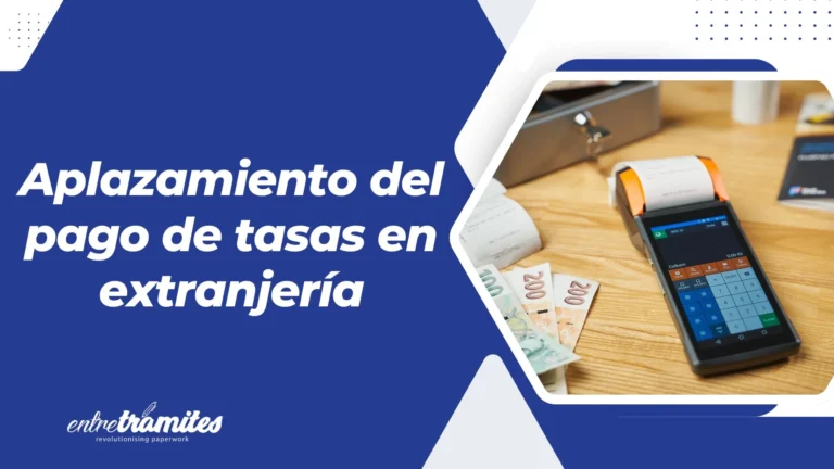 pago de tasas de extranjeria