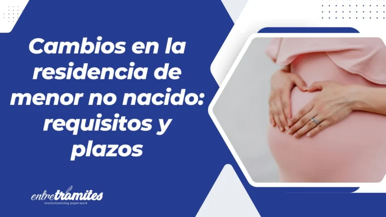 residencia menores no nacidos en españa