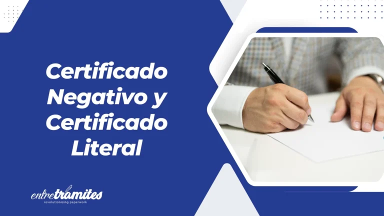 certificado negativo
