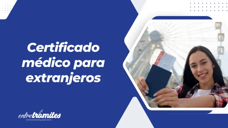 certificado médico para extranjeros en españa