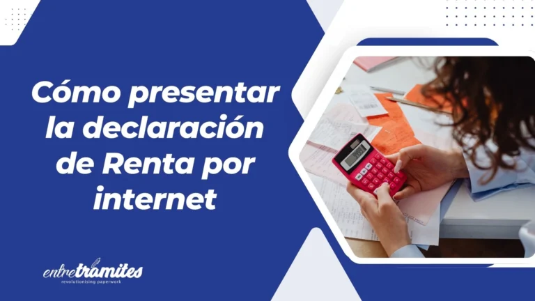 Hacer la Declaración de Renta por Internet | Entre Trámites